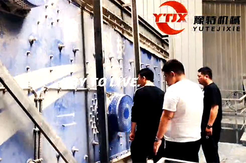 河南機制砂生產(chǎn)線總承包項目，立軸式制砂機、2061雙軸水平