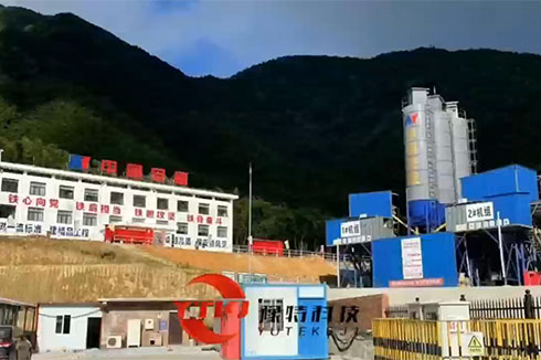 豫特科技助力安能集團(tuán)水電站重點(diǎn)項(xiàng)目，機(jī)制砂生產(chǎn)線。